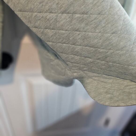 Eddie Bauer Quilted Pullover Womens Size XXL Light Blue Sweater Cozy Neutral - Picture 8 of 11